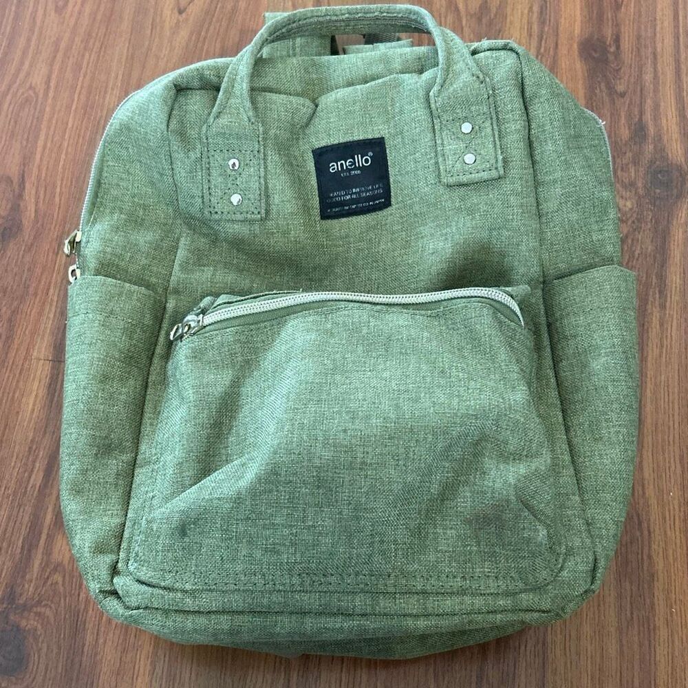 Anello medium backpack day pack water bottle carrier green